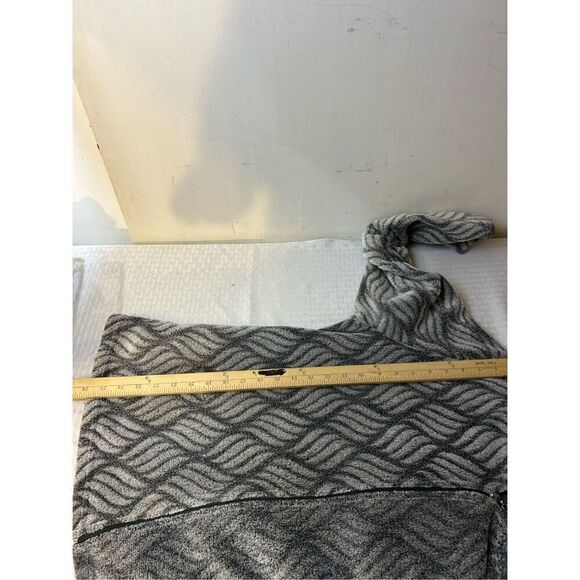 Stan Herman PJ fleece blanket zipper hood jacket large pockets. - Picture 7 of 7